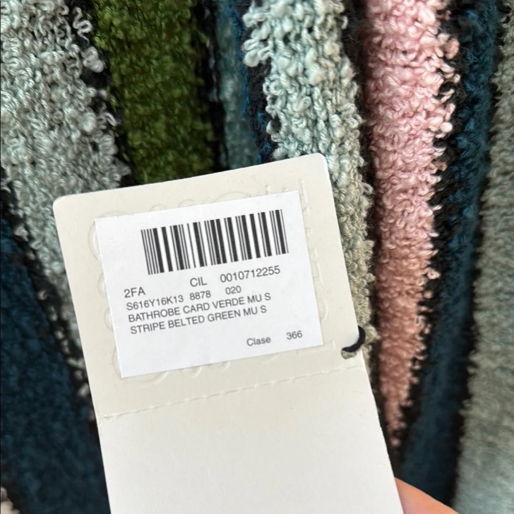 Loewe Paula’s Ibiza Stripe Knit Bathrobe/Cover Up Sz S NWT - Picture 4 of 8